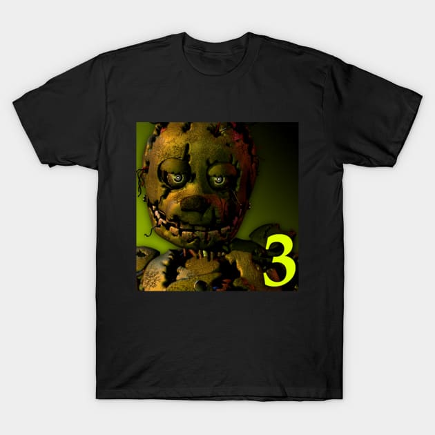 FNAF3 T-Shirt by Fazbear12